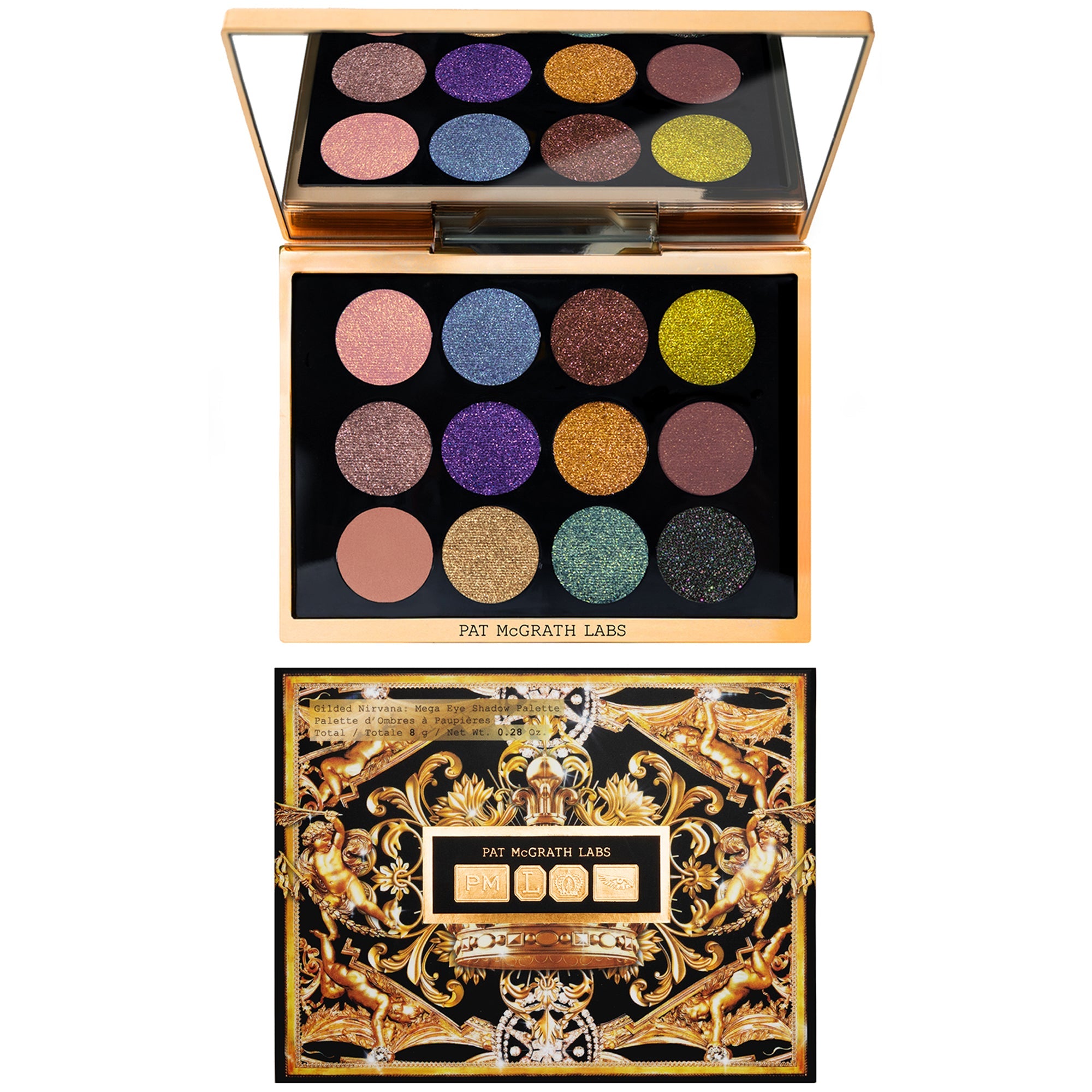 Gilded Nirvana: Mega Eye Shadow Palette
