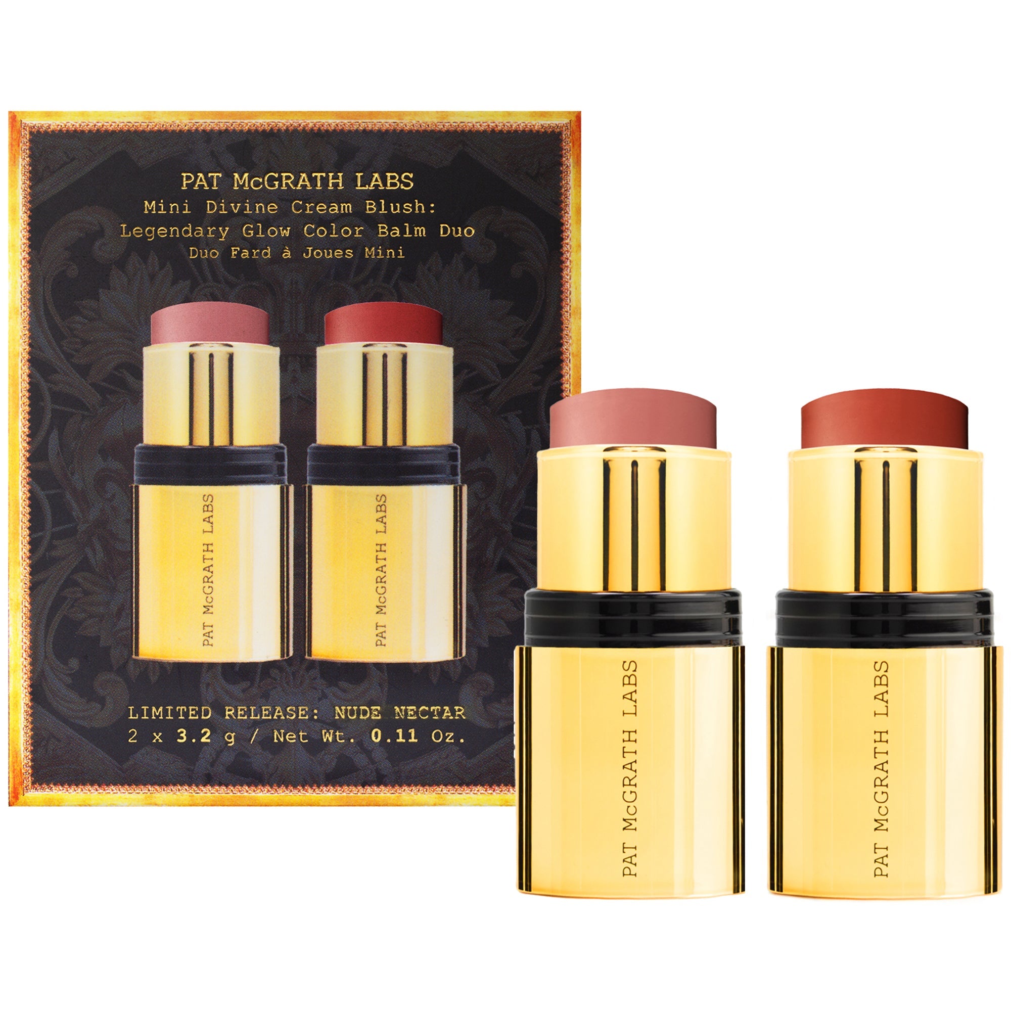 Mini Divine Cream Blush: Legendary Glow Color Balm Duo