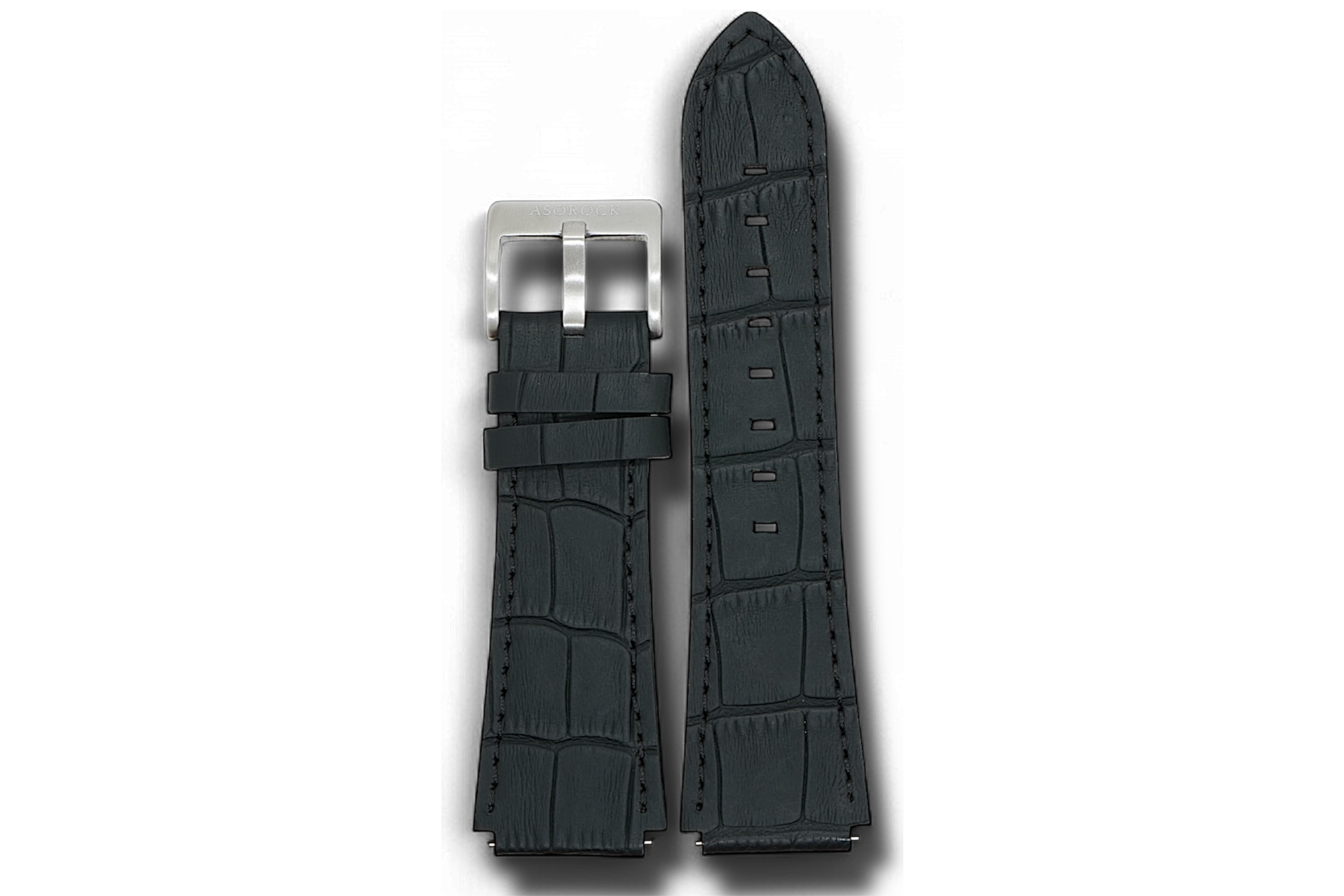 Constellation black leather strap (select clasp)