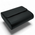 6pcs Black litchi leather watch case