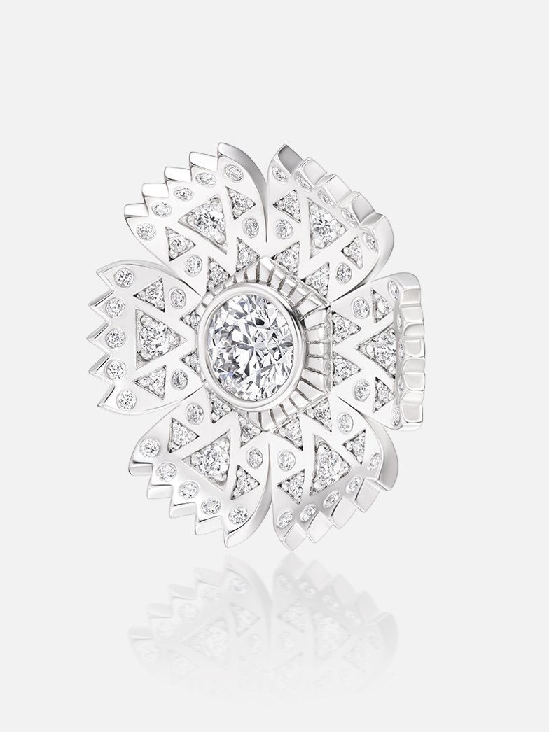 We Are Seeds Platinum Brooch