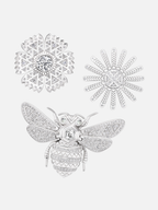 We Are Seeds Platinum Brooch