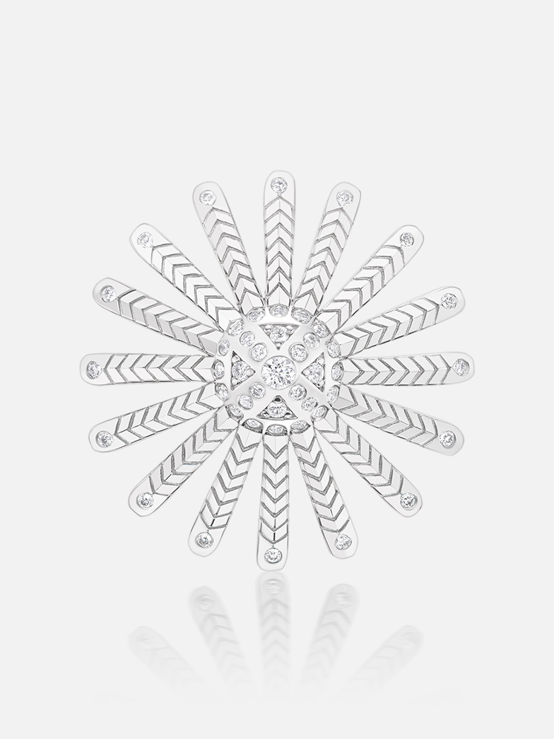 We Are Seeds Platinum Brooch