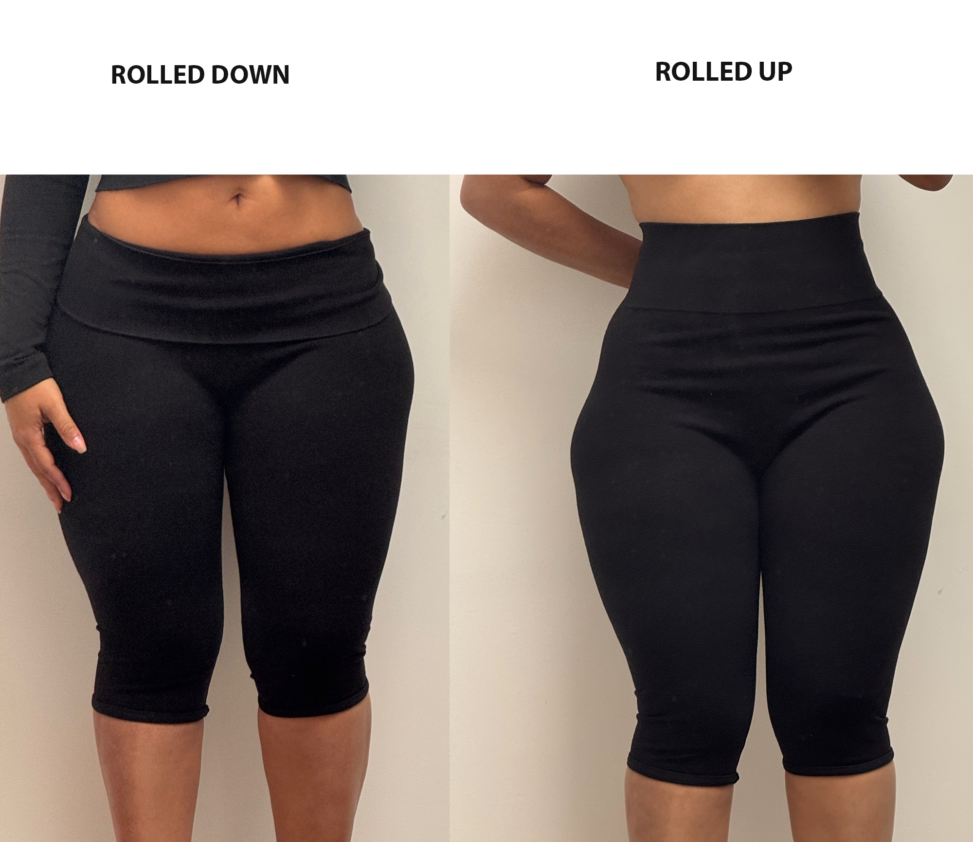 The Cotton Tummy Control Capri (gray)