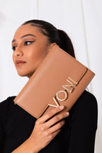 NUDE Clutch - Caramel