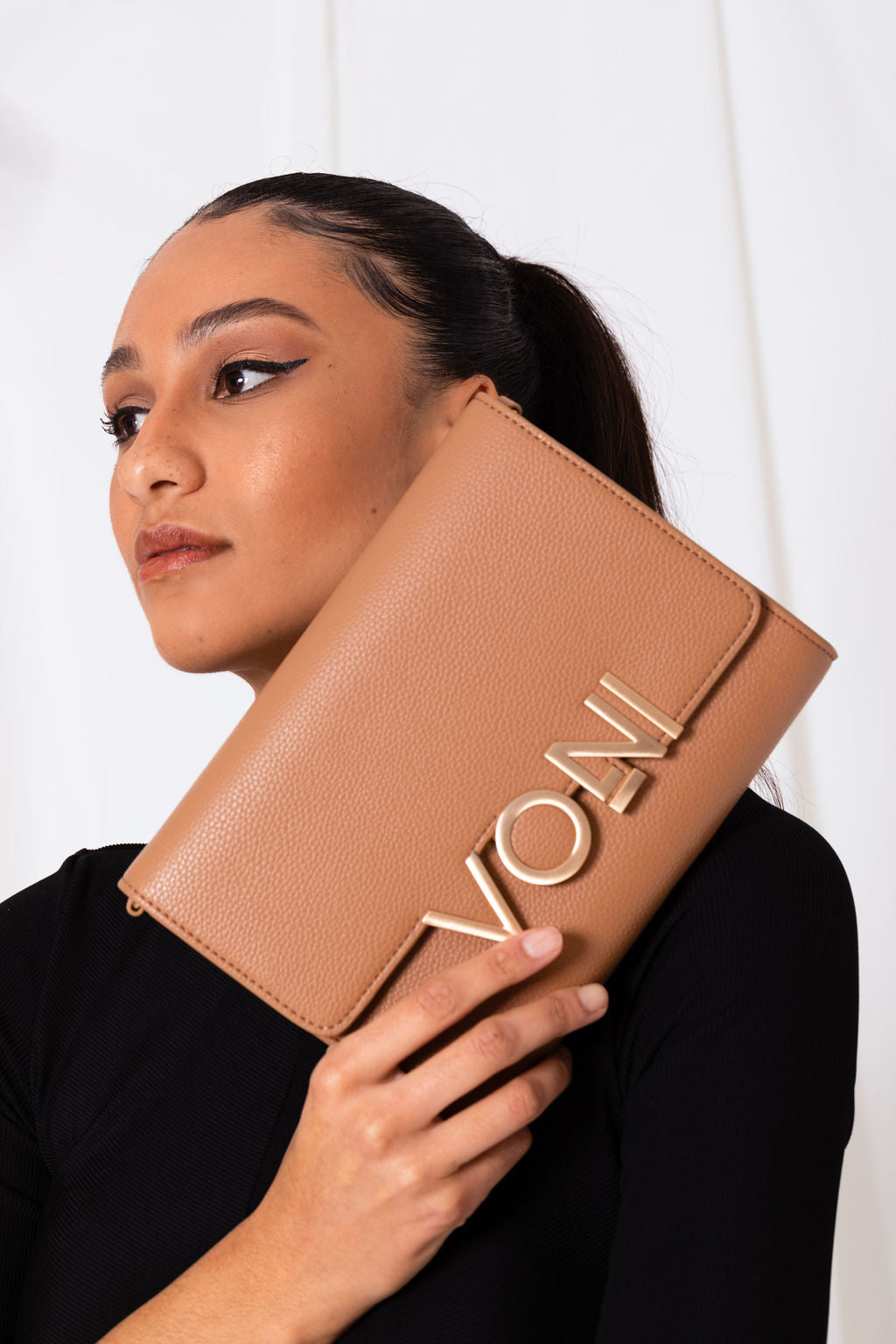 NUDE Clutch - Caramel