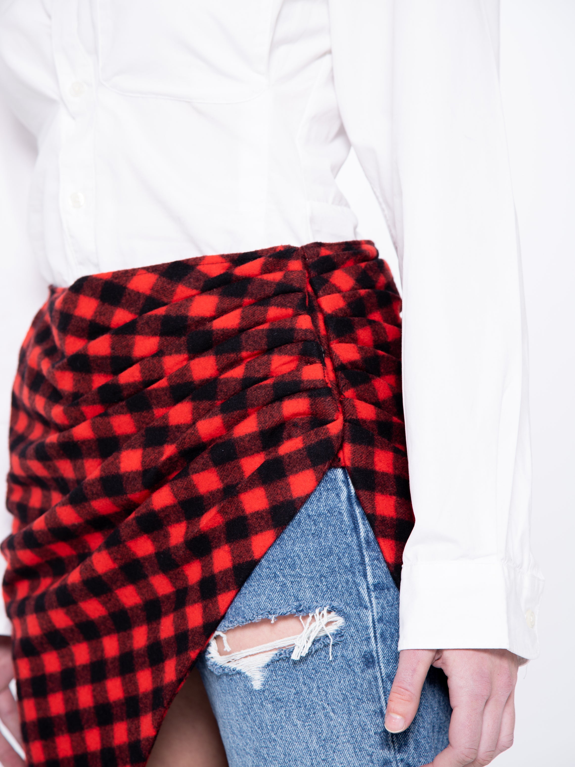 BUFFALO CHECK AND DENIM PANT