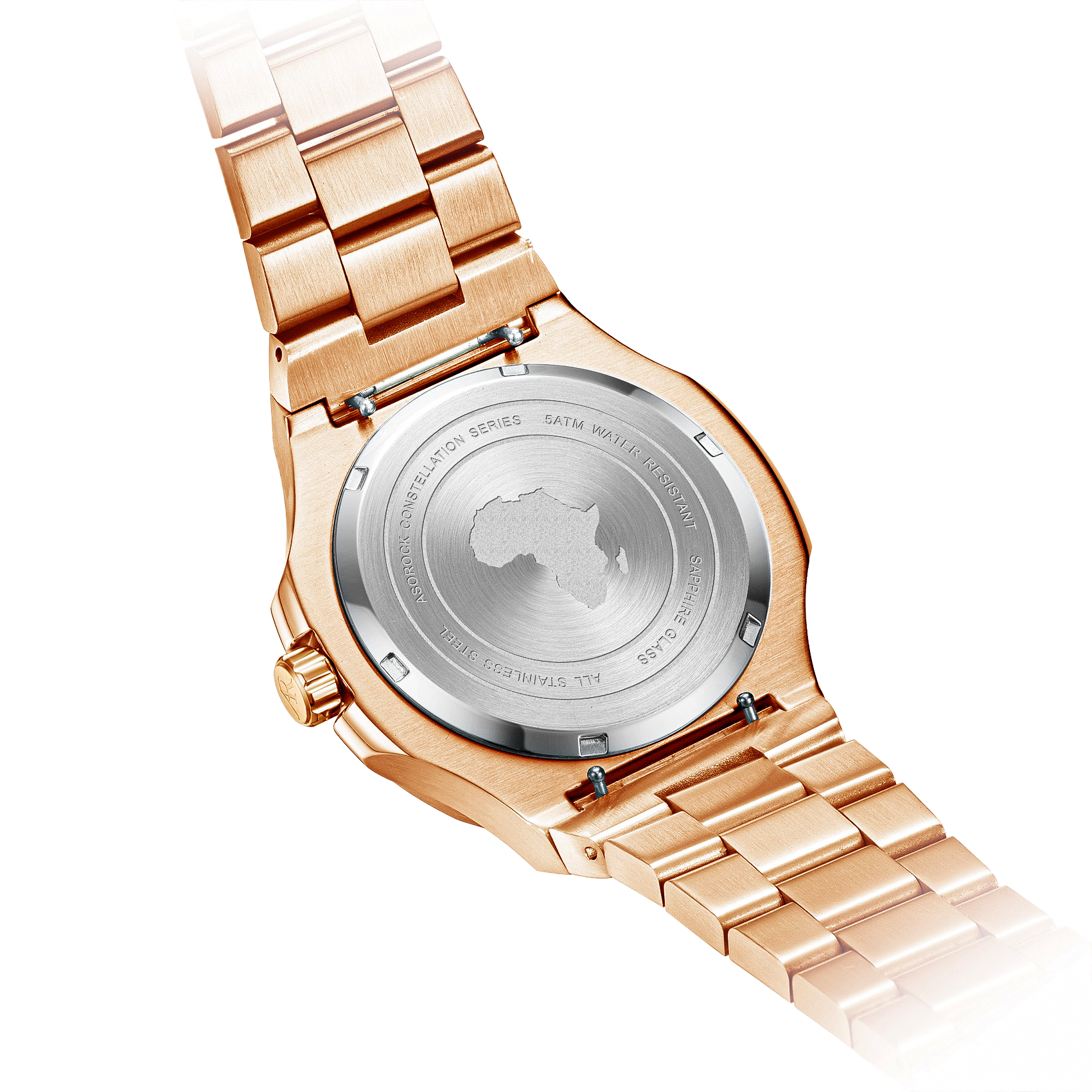 Rosegold/Black plain Constellation Day Date