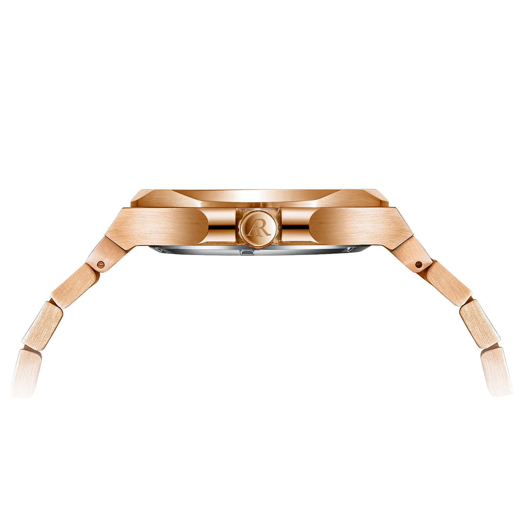 Rosegold/Black plain Constellation Day Date