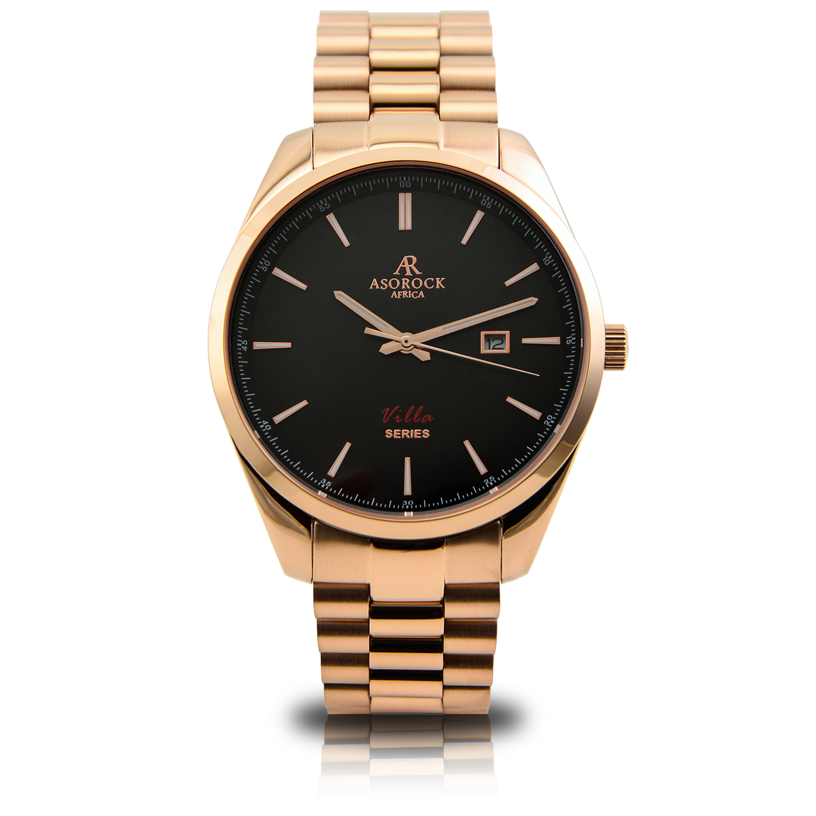 Rosegold/black villa