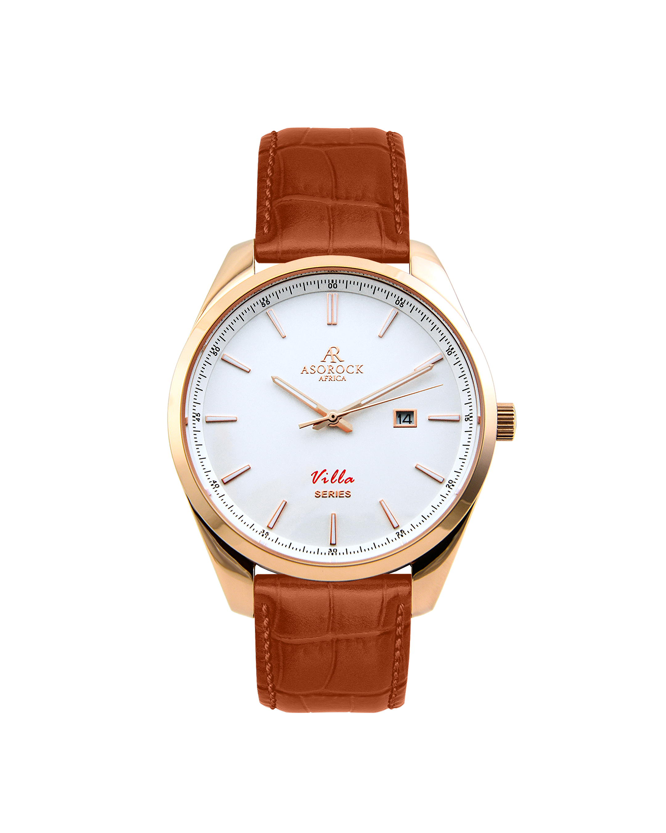 Villa Brown leather strap (select clasp)