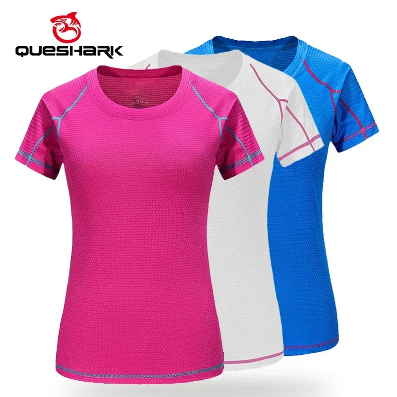 (M-4XL)Quick Dry Sports Shirt Woman Crossfit Exercise Training Short Sleeve Yoga Tops Ladies Running Fitness Shirt 6 Colors
