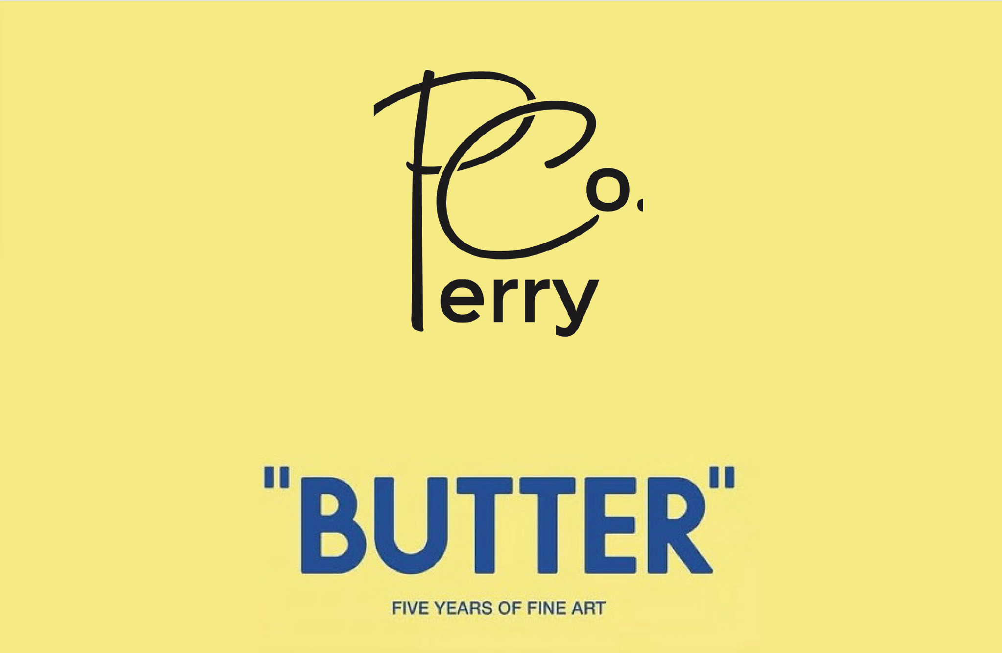 "BUTTER" x PerryCo Canvas Mule