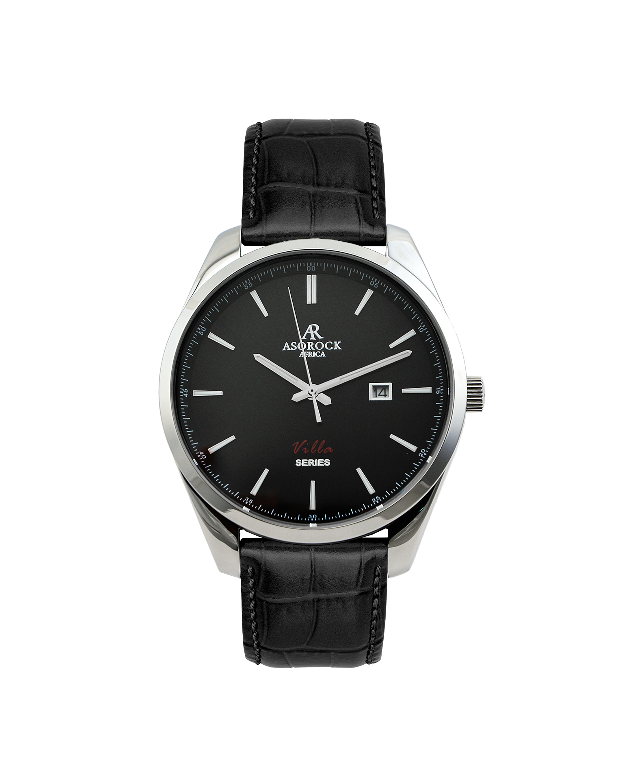 Villa black leather strap (select clasp)