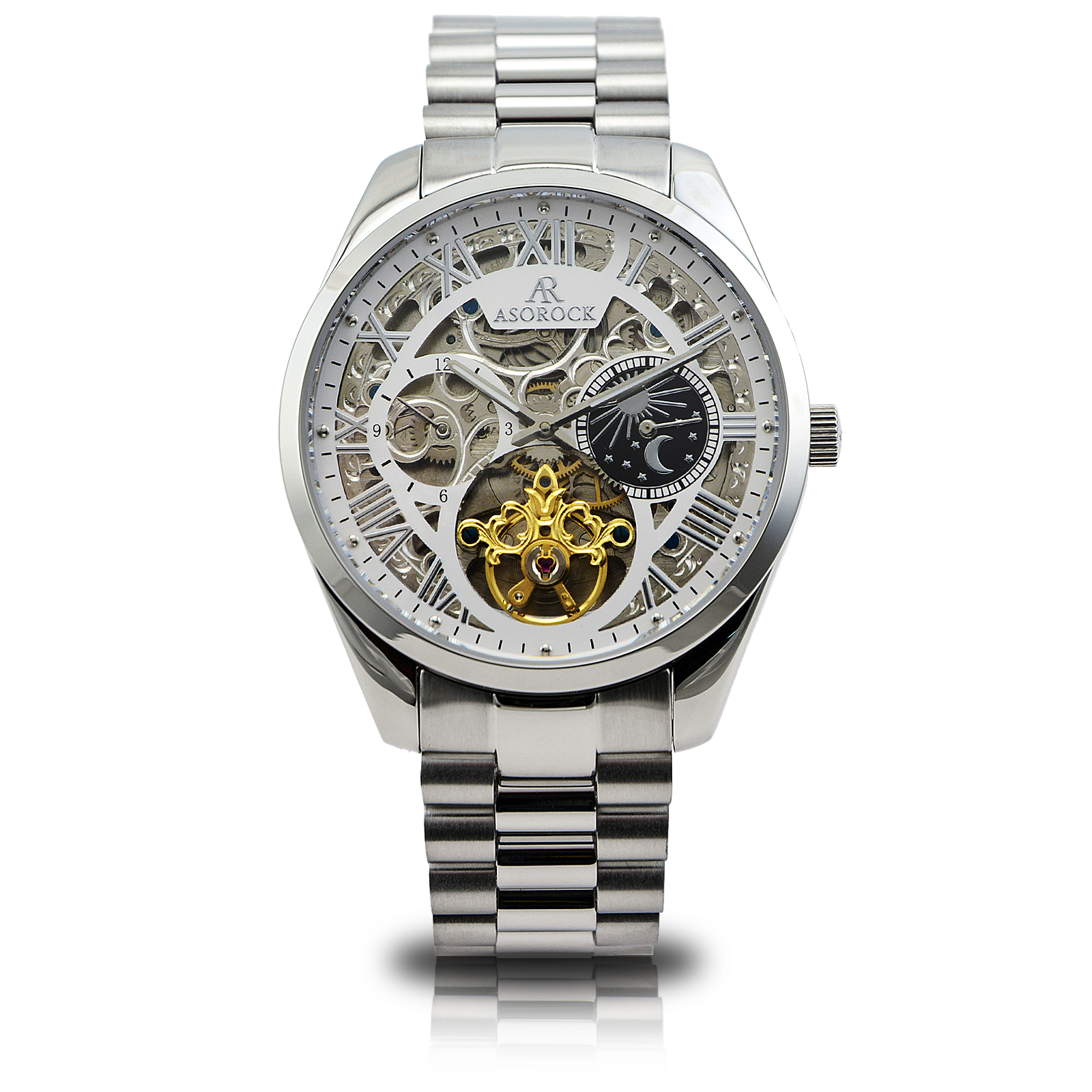 silver/white Villa Automatic Tourbillon