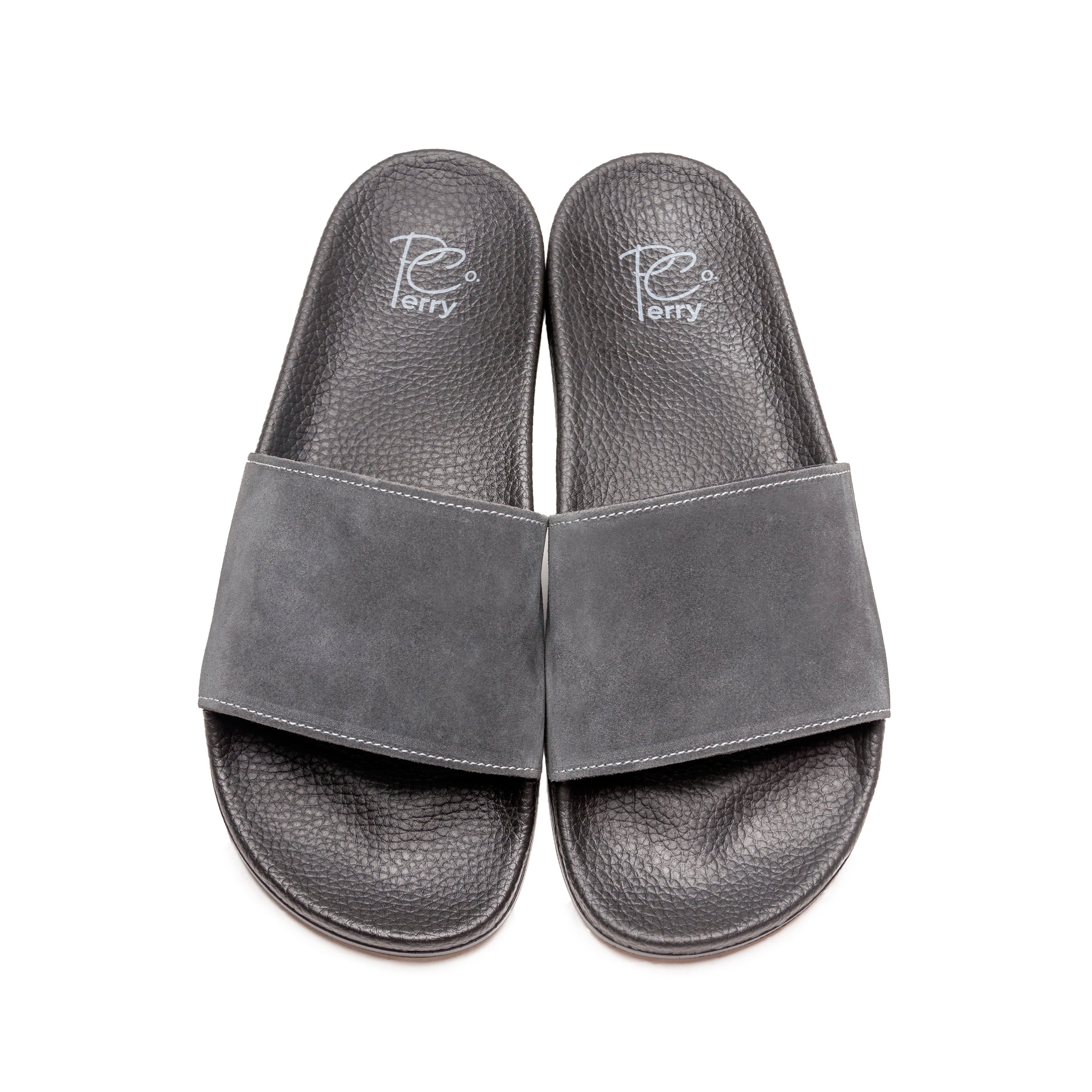 Suede Slides