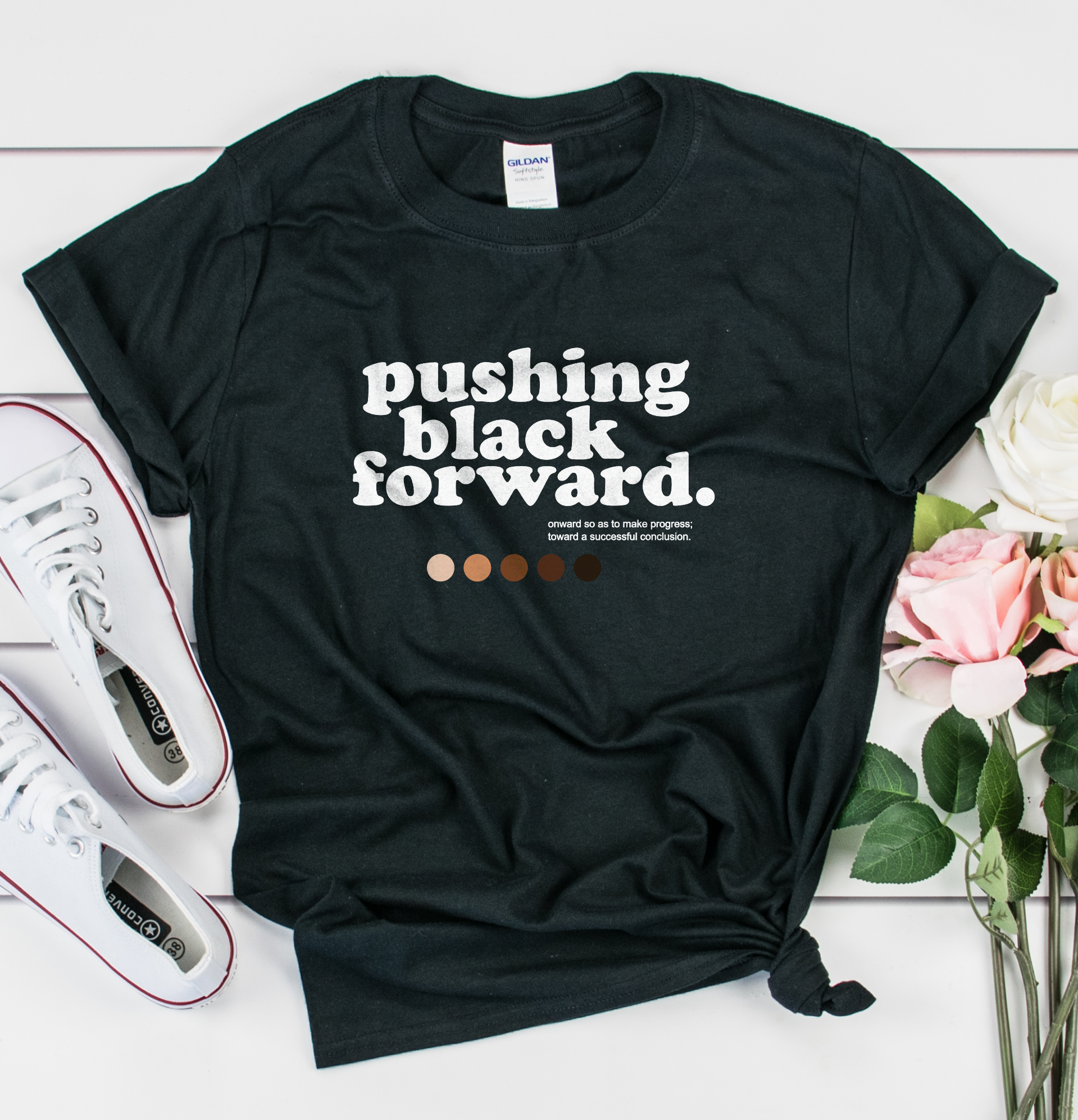 Pushing Black Forward - Black History Shirt - BHM