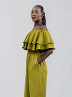Wairu Top - Ayel Olive