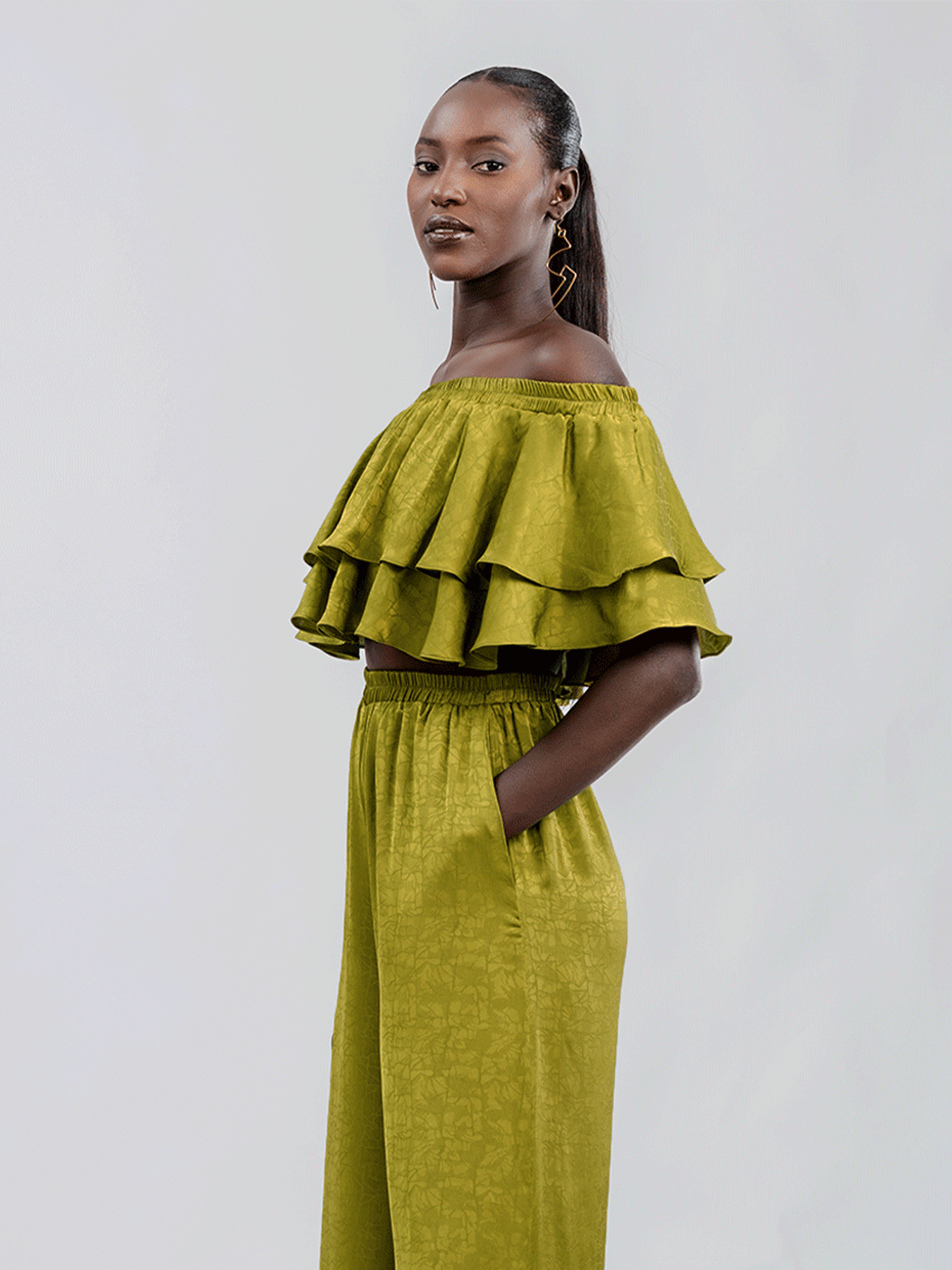Wairu Top - Ayel Olive