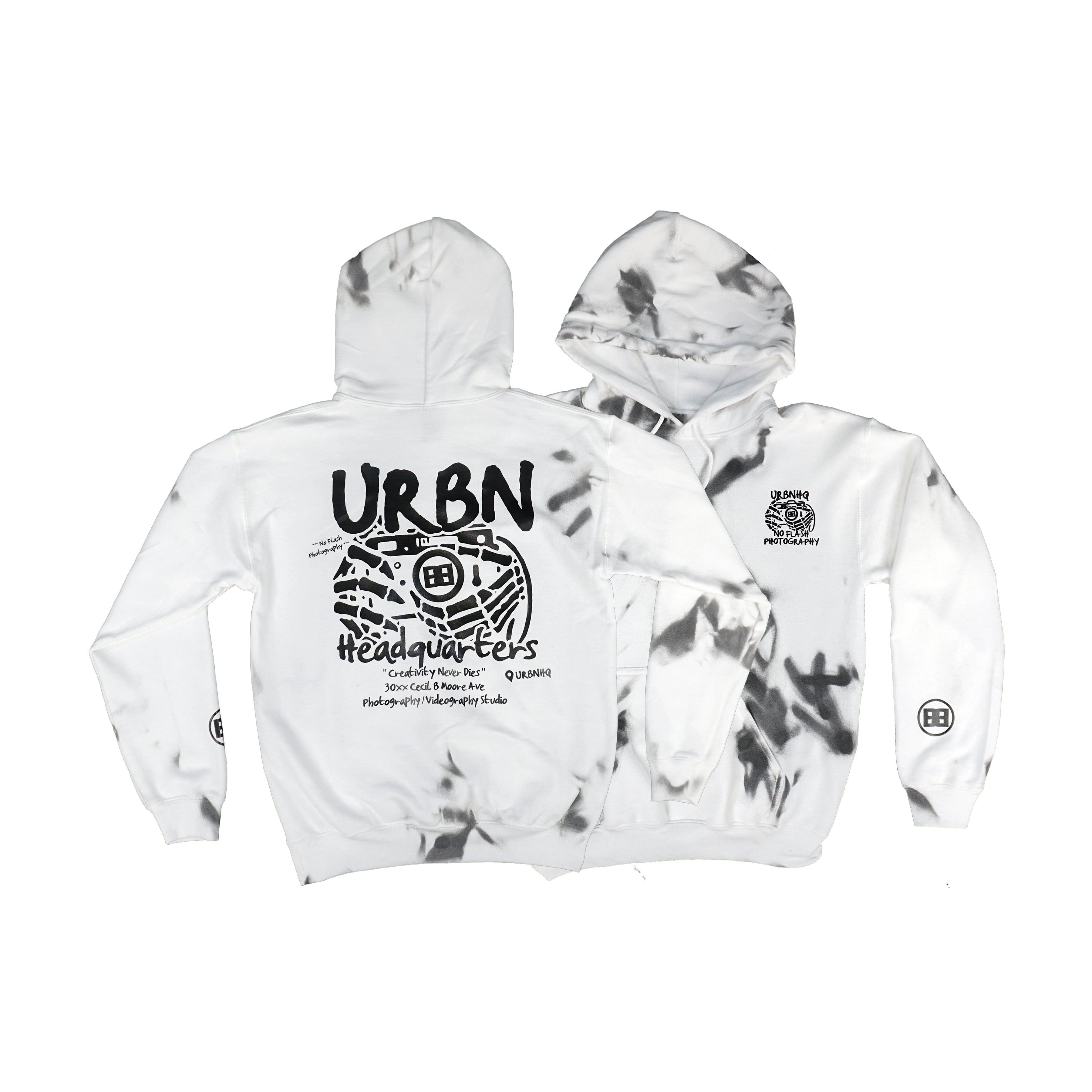 "Creativity Never Dies" Hoodie (White)