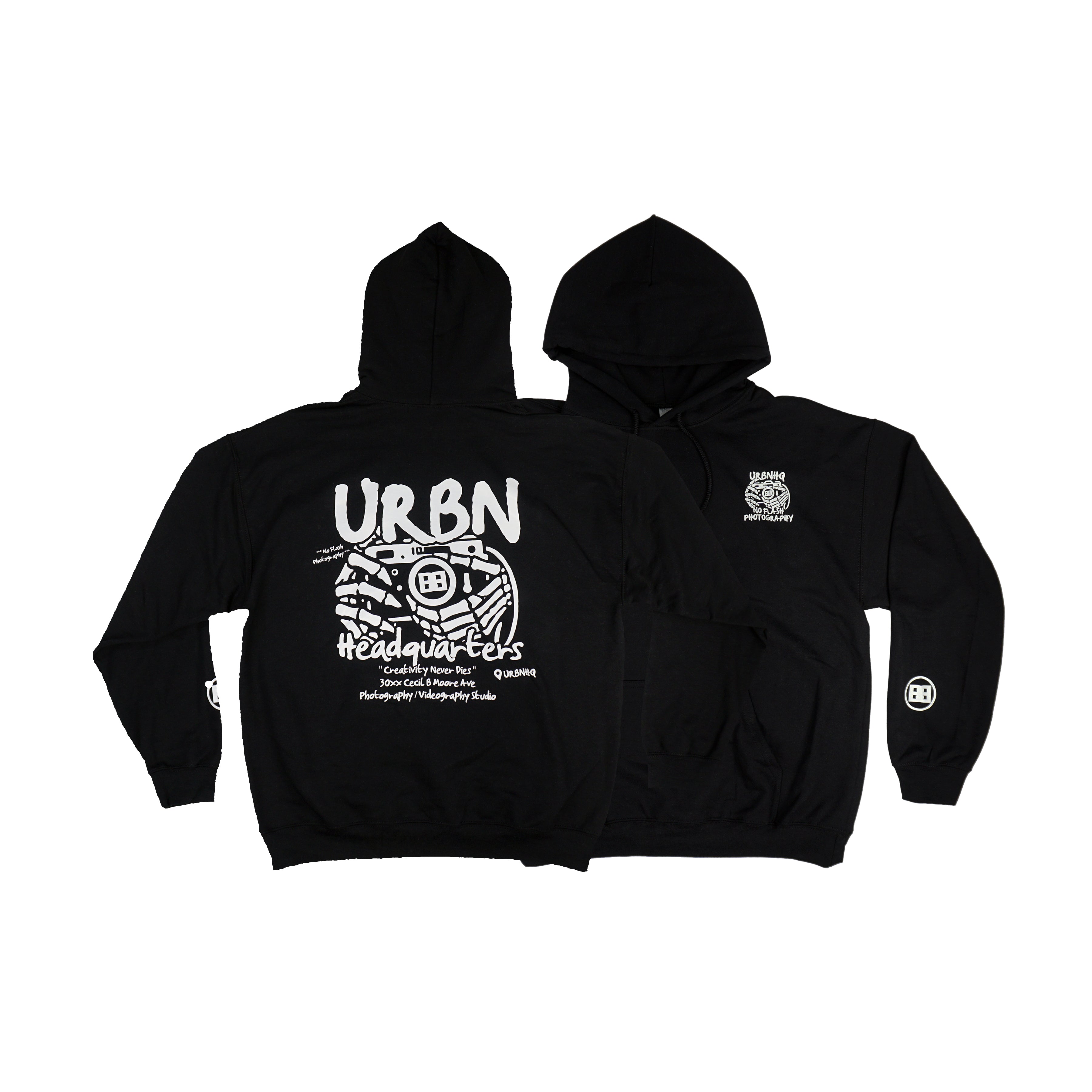 "Creativity Never Dies" Hoodie (Black)