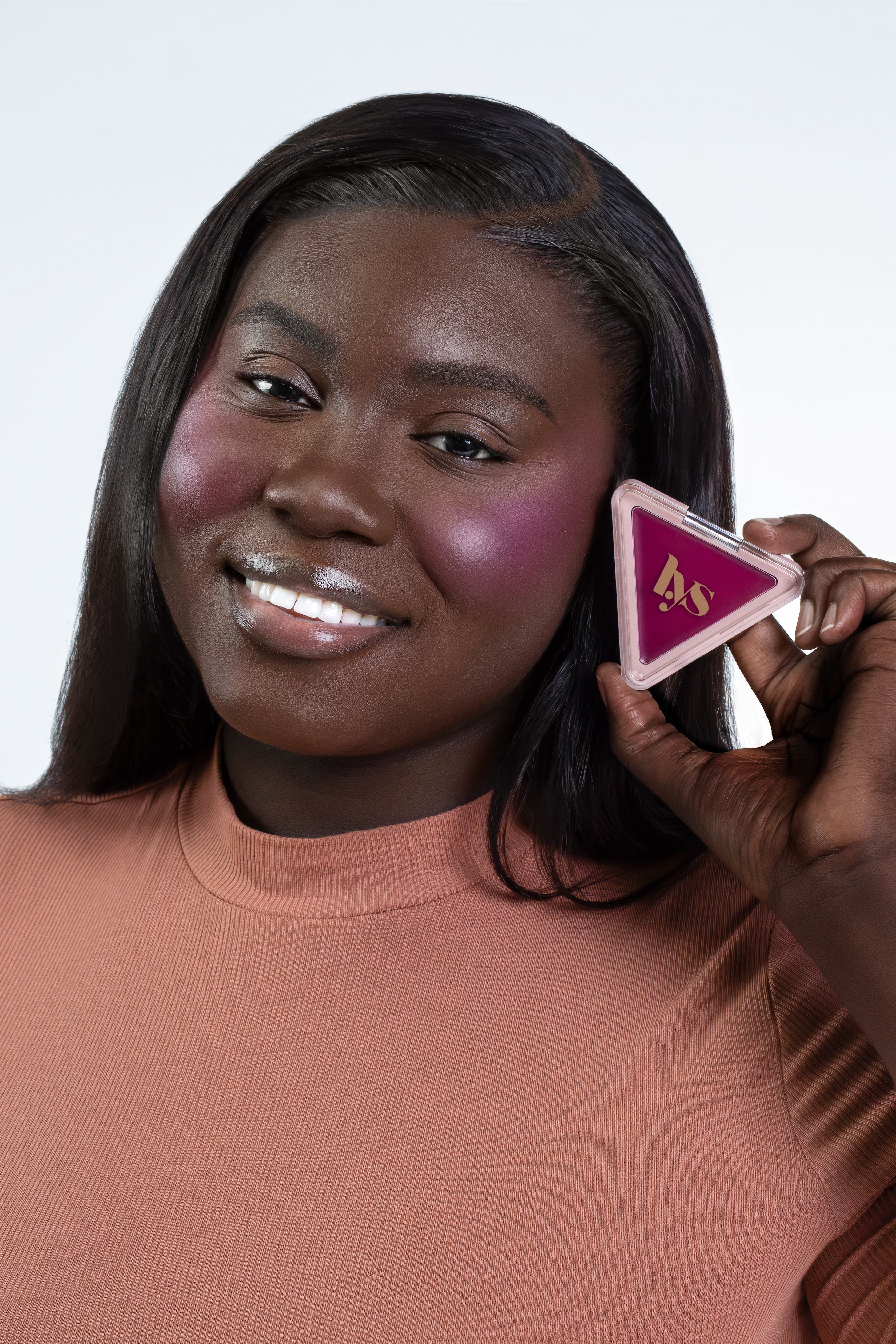 Higher Standard 3pc Satin Matte Cream Blush Set