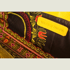 Manaka Statement Clutch - Yellow Leather