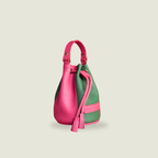 Kadiki Bag - Two Toned Pink/Green Leather