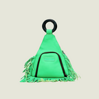 Alpha Fringe Bag – Green Leather