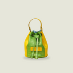 Kadiki Bag - Two Toned Green/Yellow Leather