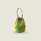 Kadiki Bag - Two Toned Green/Yellow Leather