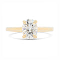 Eva Oval Moissanite Engagement Ring