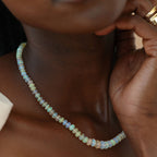 Opal Moonlight Beaded Necklace