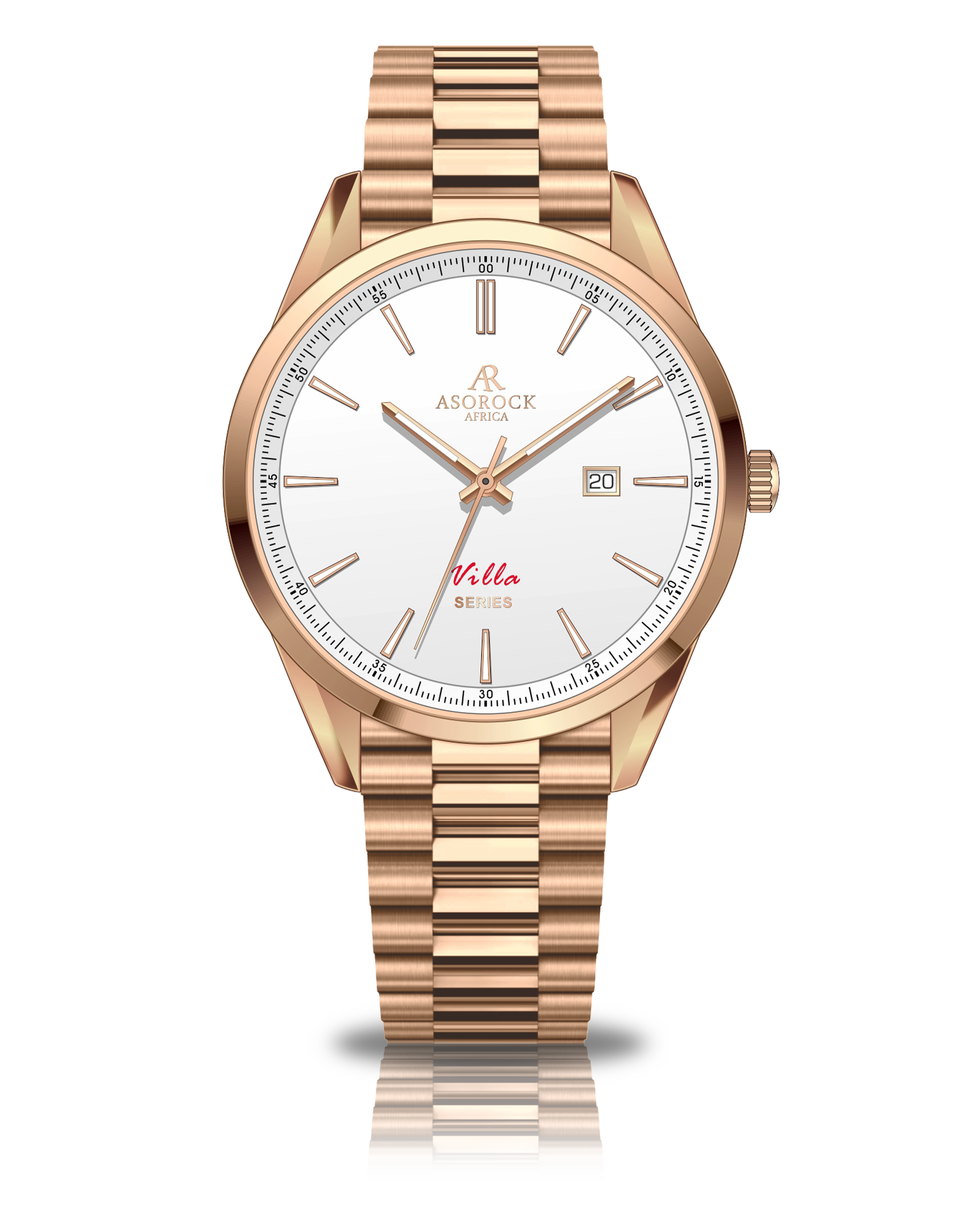 Rosegold/White Villa