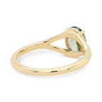 1.22ct Stella Oval Light Blue Sapphire Engagement Ring