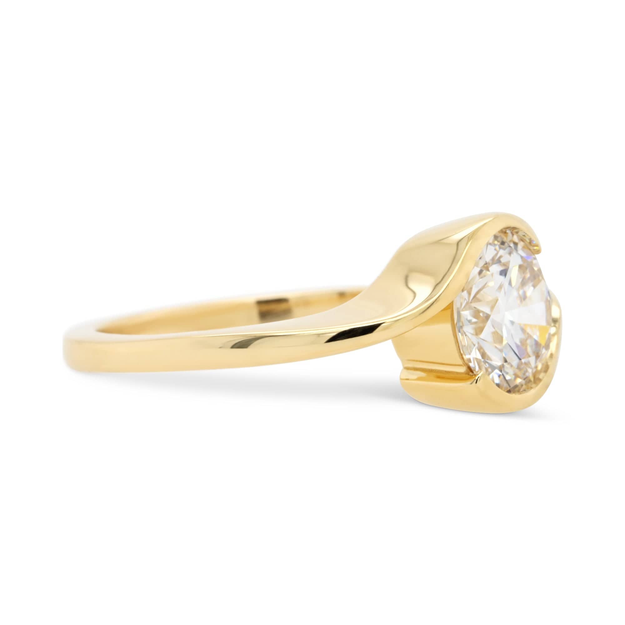 1.51ct Carmen Round Lab Grown Diamond Engagement Ring