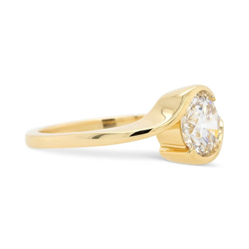 1.51ct Carmen Round Lab Grown Diamond Engagement Ring