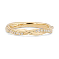 Diamond Rope Wedding Band