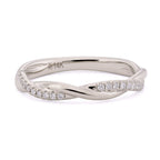 Diamond Rope Wedding Band