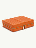Maria Large Jewelry Zip Case, Tangerine