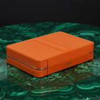 Maria Large Jewelry Zip Case, Tangerine