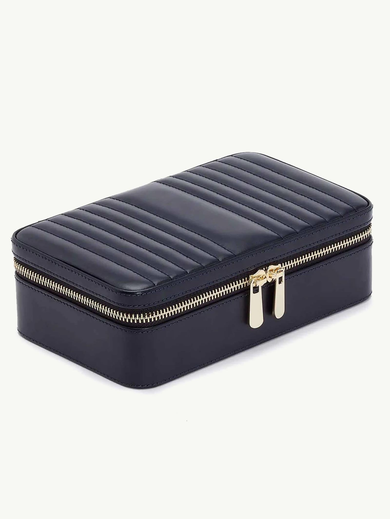 Maria Medium Jewelry Zip Case, Navy