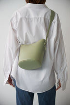 LITTLE LEO BUCKET BAG - SALVIA VITELLO