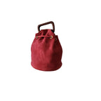 A Little Bit LiT - All Suede Leather Exterior - Red