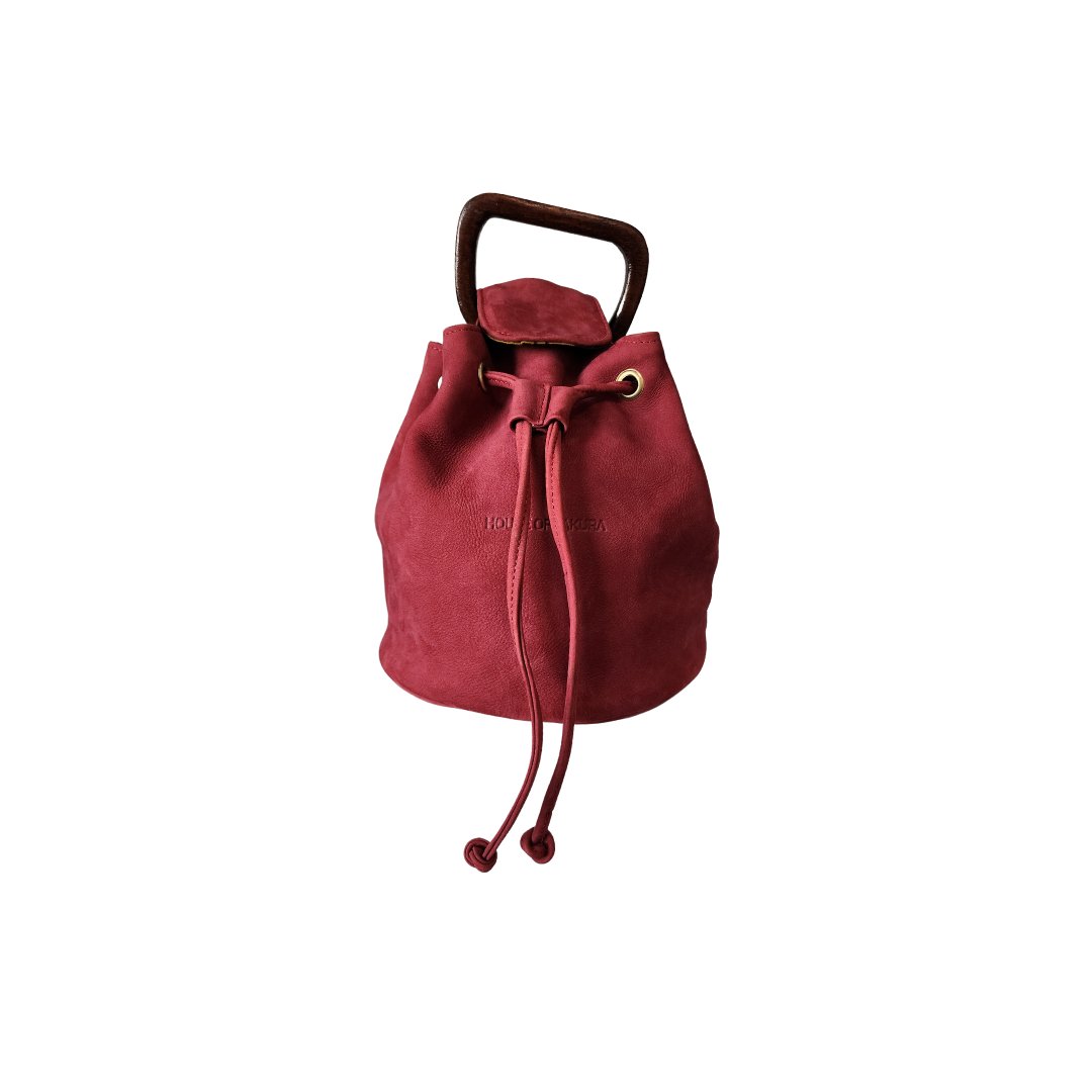 A Little Bit LiT - All Suede Leather Exterior - Red