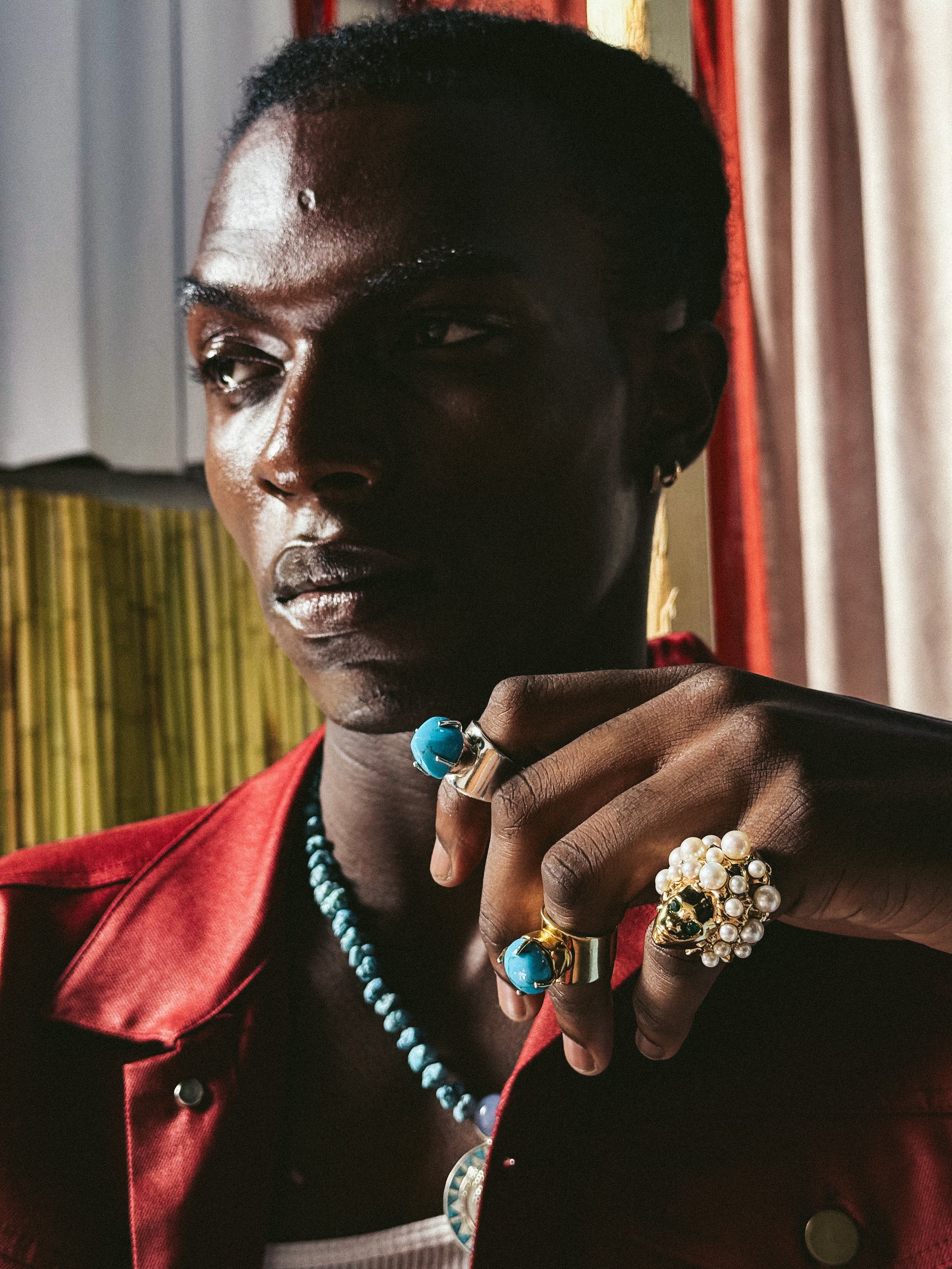 Lilly Ring | Sugarloaf Turquoise in White Rhodium