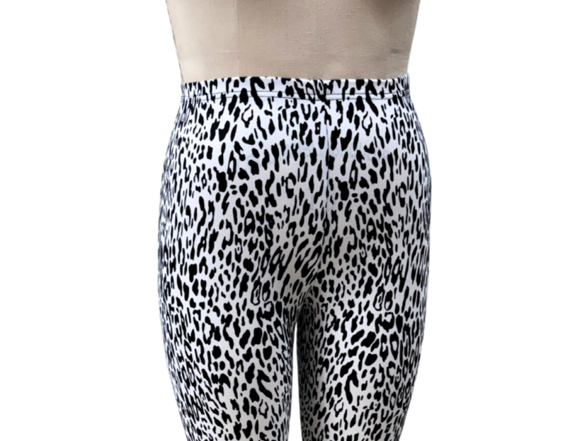Faboo Gyal Leggings | Hot Sale | Blk n Wt Leopard