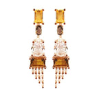 Desert Drip Dangle Earring in Rose Gold