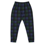 Blue Plaid Joggers