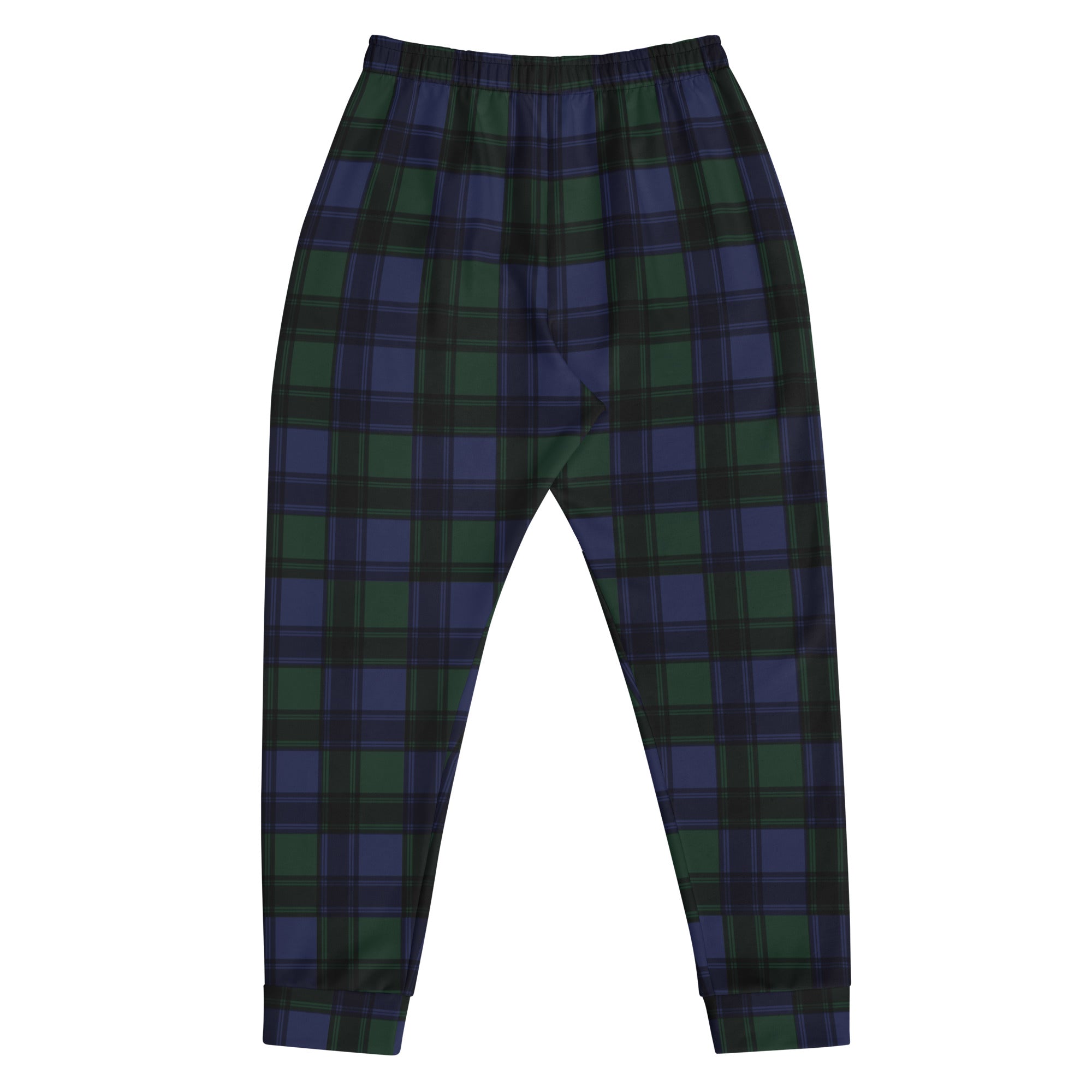 Blue Plaid Joggers
